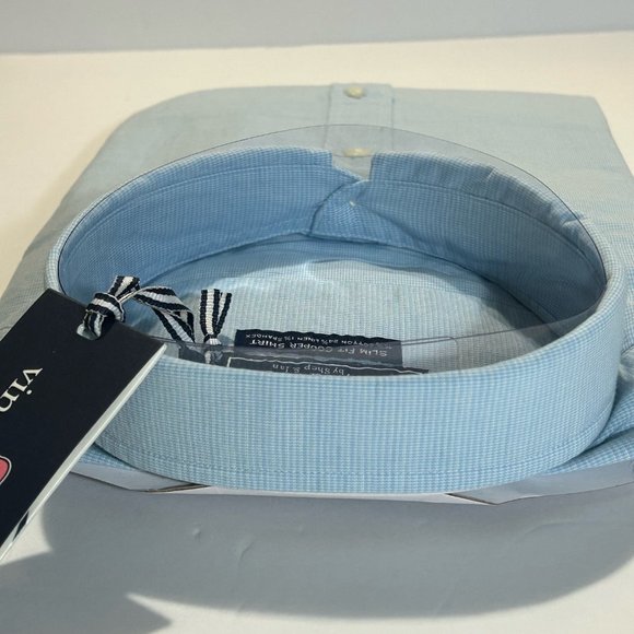 VINEYARD VINES - MEN'S SLIM FIT WORTH AVE SLIM COOPER SIZE: XL COLOR: JAKE BLUE - Picture 5 of 6